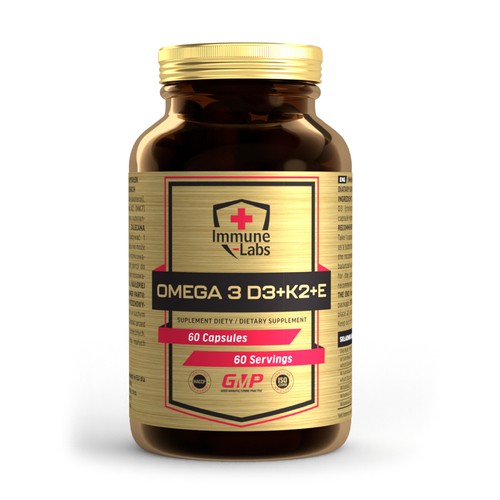 Immune-Labs Omega 3 D3+K2+E 60 capsules
