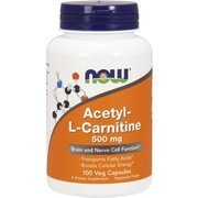 Now Foods Acetyl L-carnitine 500mg 100 capsules