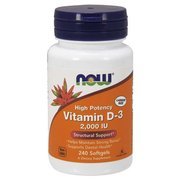 Now Foods Vitamin D-3 2000IU 240 softgels