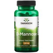 Swanson D-mannose 700mg 60 capsules