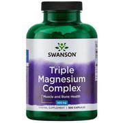Swanson Triple Magnesium Complex 400mg 100 capsules