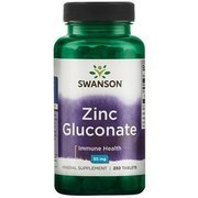 Swanson Zinc Gluconate 30mg 250 tabletes
