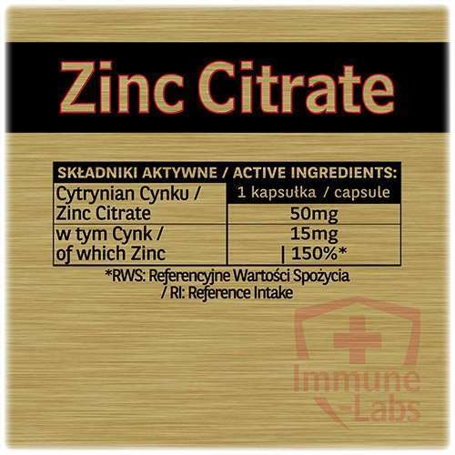 Immune-Labs Zinc Citrate 150 capsules