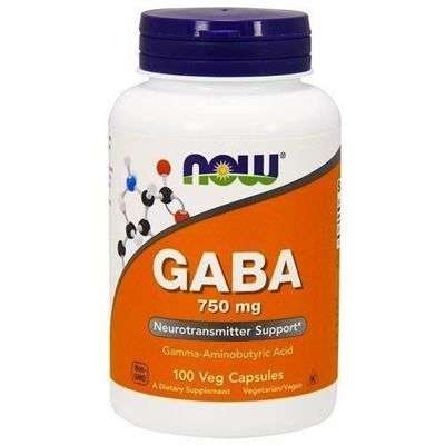 Now Foods GABA 500mg 100 vege capsules