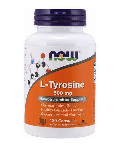 Now Foods L-Tyrosine 500mg 120 capsules