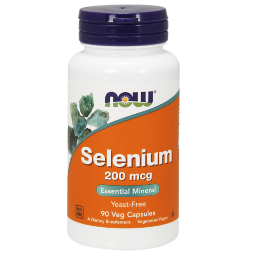 Now Foods Selenium 200mcg 90 vege capsules