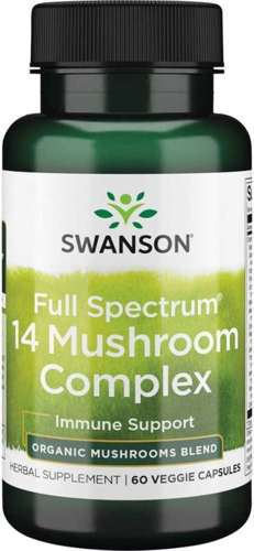 Swanson 14 Mushroom Complex 60 vege capsules