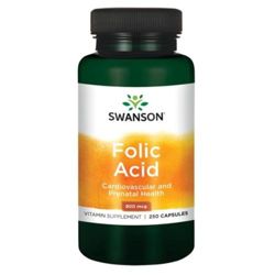 Swanson Folic acid 250caps