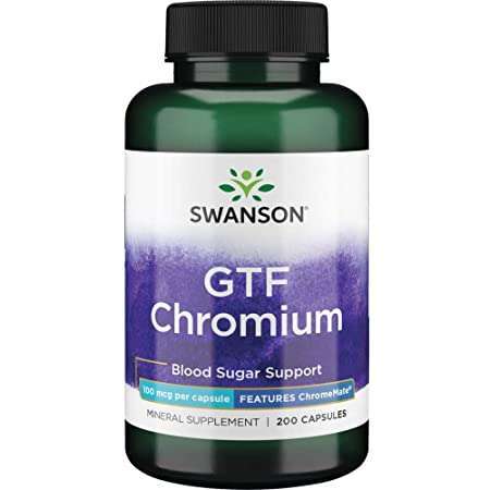 Swanson GTF Chomium 100mcg 200 capsules