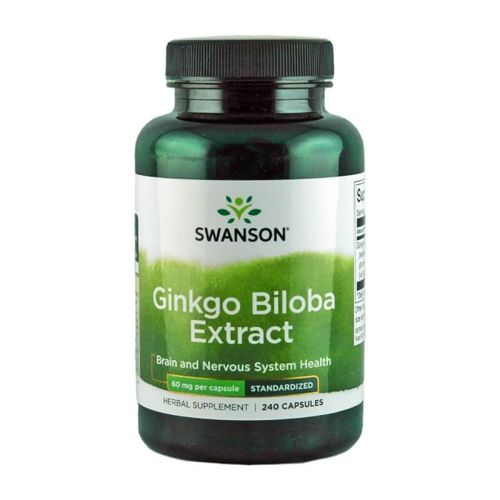 Swanson Ginko Biloba Extrakt 60mg 120 capsules