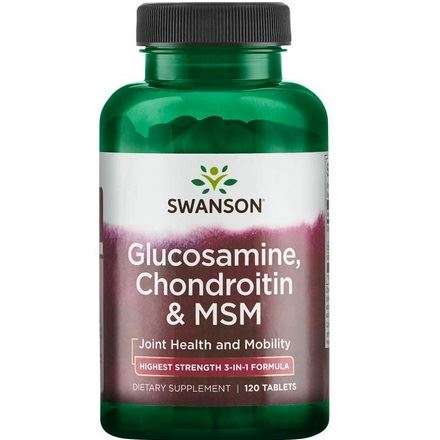 Swanson Glucosamine Chondroitin MSM 120 tabs