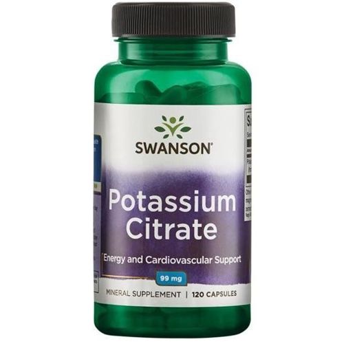 Swanson Potassium Citrate 99mg 120 capsules