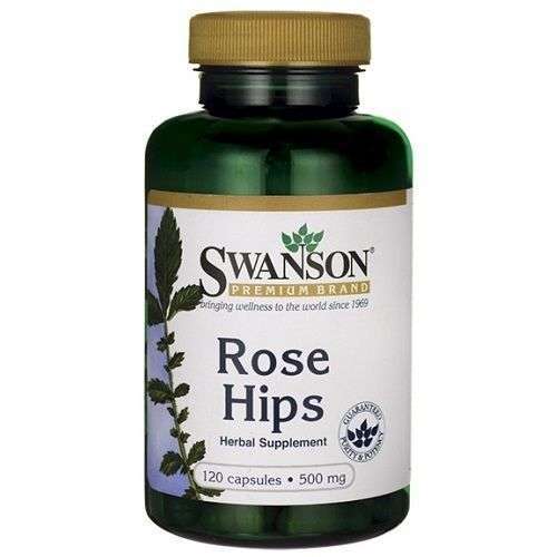 Swanson Rose Hips 500mg 120 capsules