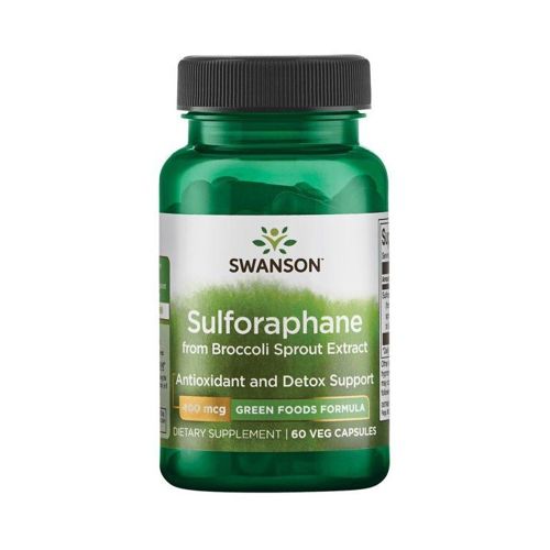 Swanson Sulforaphane 400mcg 60 vege capsules