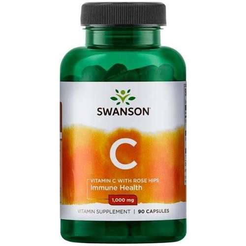 Swanson Vitamin C with Rose Hips 1000mg 90 capsules