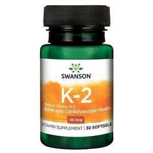 Swanson Vitamin K-2 50mcg 30 softgels