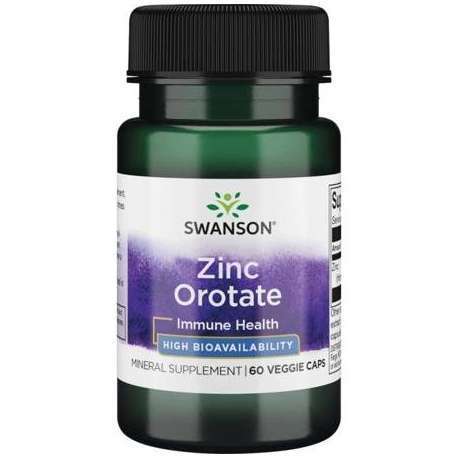 Swanson Zinc Oroate 60 vege capsules