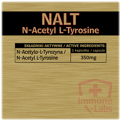 Immune-Labs Nalt N-acetyl L-Tyrosine 120 kapsułek 350mg