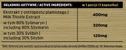 Immune-Labs Milk Thistle Standarized 90 Vege Kapsułek