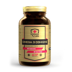 Immune-Labs Omega 3 D3+K2+E 60 kapsułek