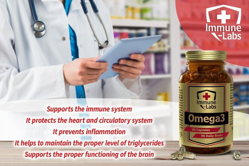 Immune-Labs Omega 3 90 kapsułek