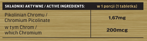 Immune-Labs Chromium Picolinate 200mcg 250 tabletek