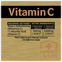 Immune-Labs Witamina C 500mg 150 kapsułek