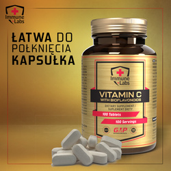 Immune-Labs Vitamin C + Bioflavonoids 100 tabletek