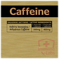 Immune-Labs Caffeine 200 mg 120 kapsułek