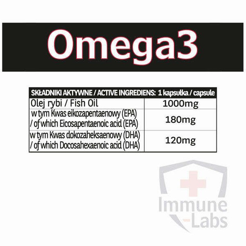 Immune-Labs Omega 3 90 kapsułek