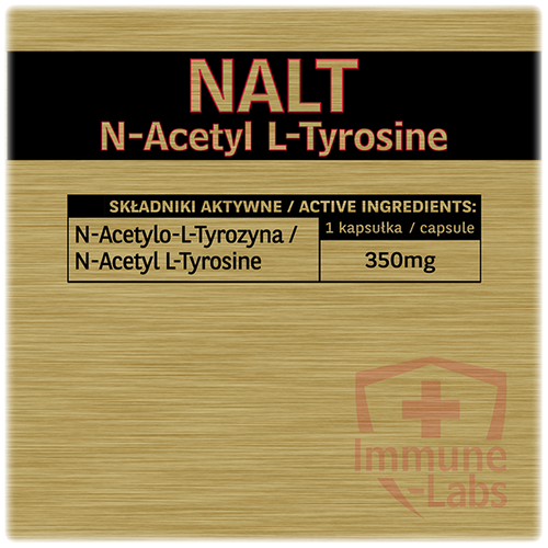 Immune-Labs Nalt N-acetyl L-Tyrosine 120 kapsułek 350mg