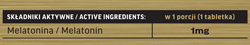 Immune-Labs Melatonin 1mg 250 tabletek