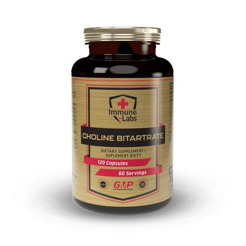 Immune-Labs Choline Bitartrate 500 mg 120 Vcaps