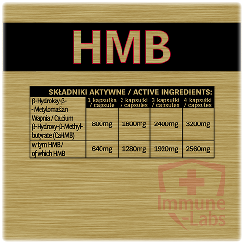 Immune-Labs HMB 800mg 60 kapsułek