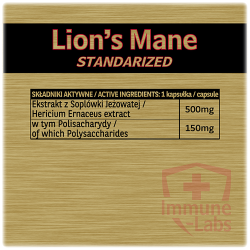 Immune-Labs Lion's Mane 60 kapsułek