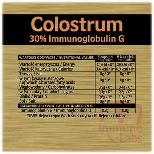 Immune-Labs Colostrum 150 kapsułek