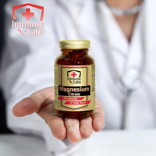 Immune-Labs Cytrynian Magnezu 120 kapsułek