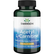 Swanson Acetyl L-Karnityna 500mg 100caps