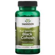 Swanson Black Cohosh 540mg 60 kapsułek