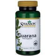 Swanson Guarana 500mg 100 kapsułek