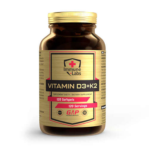 Immune-Labs Vitamin D3+K2 120 softgels