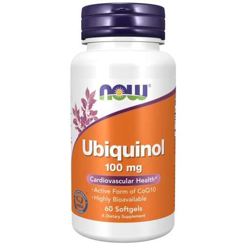 Now Foods Ubiquinol 100mg 60sgels