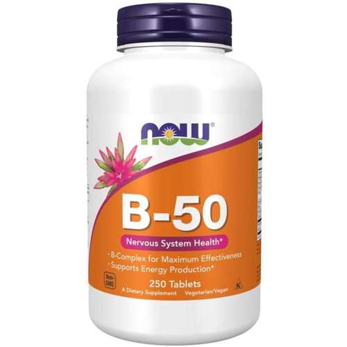 Now Foods Vitamin B-50 250 kapsułek