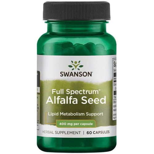 Swanson Alfalfa Seed Full Spectrum - 400mg 60caps