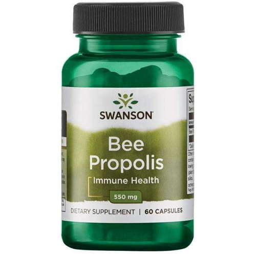 Swanson Bee Propolis 550mg 60 tabletek