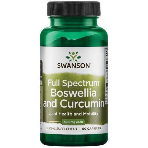 Swanson Boswellia & Curcumin 60 kapsułek