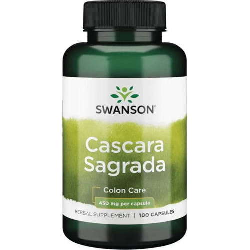 Swanson Cascara Sagrada 450mg 100 kapsułek