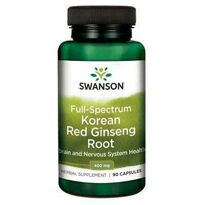 Swanson Full Spectrum Korean Red Ginseng 400mg 90 kapsułek