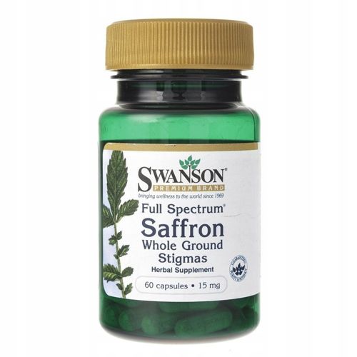 Swanson Full Spectrum Saffron (Szafran) 15mg 60 kapsułek