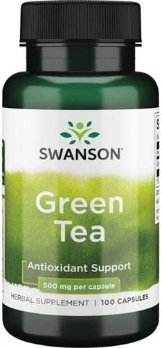 Swanson Green Tea 500mg 100 kapsułek